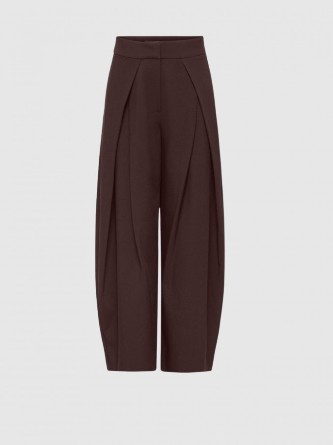 Pantalones Mujer Marr�n Only