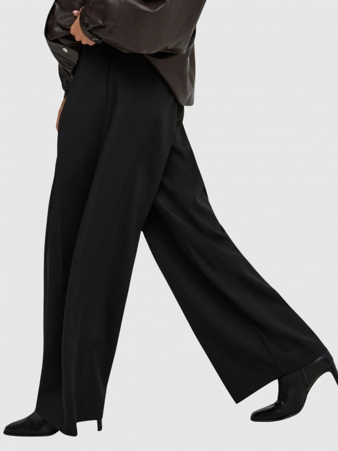 Pantalones Mujer Negro Only