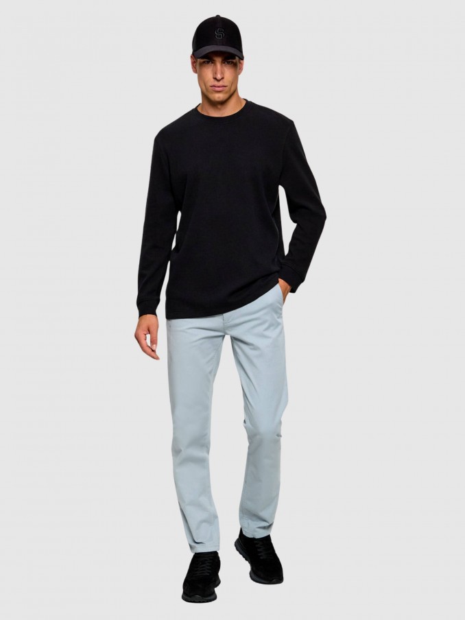 Sueter Hombre Azul Marino Boss
