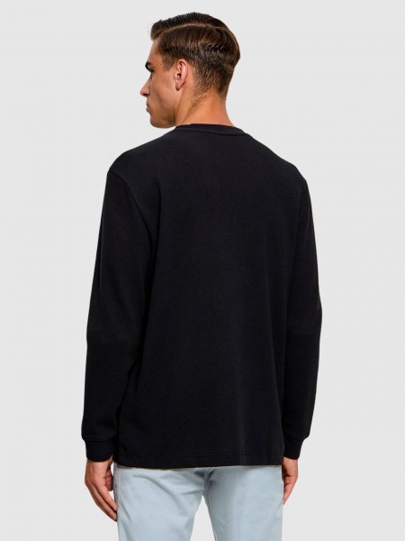 Sueter Hombre Azul Marino Boss