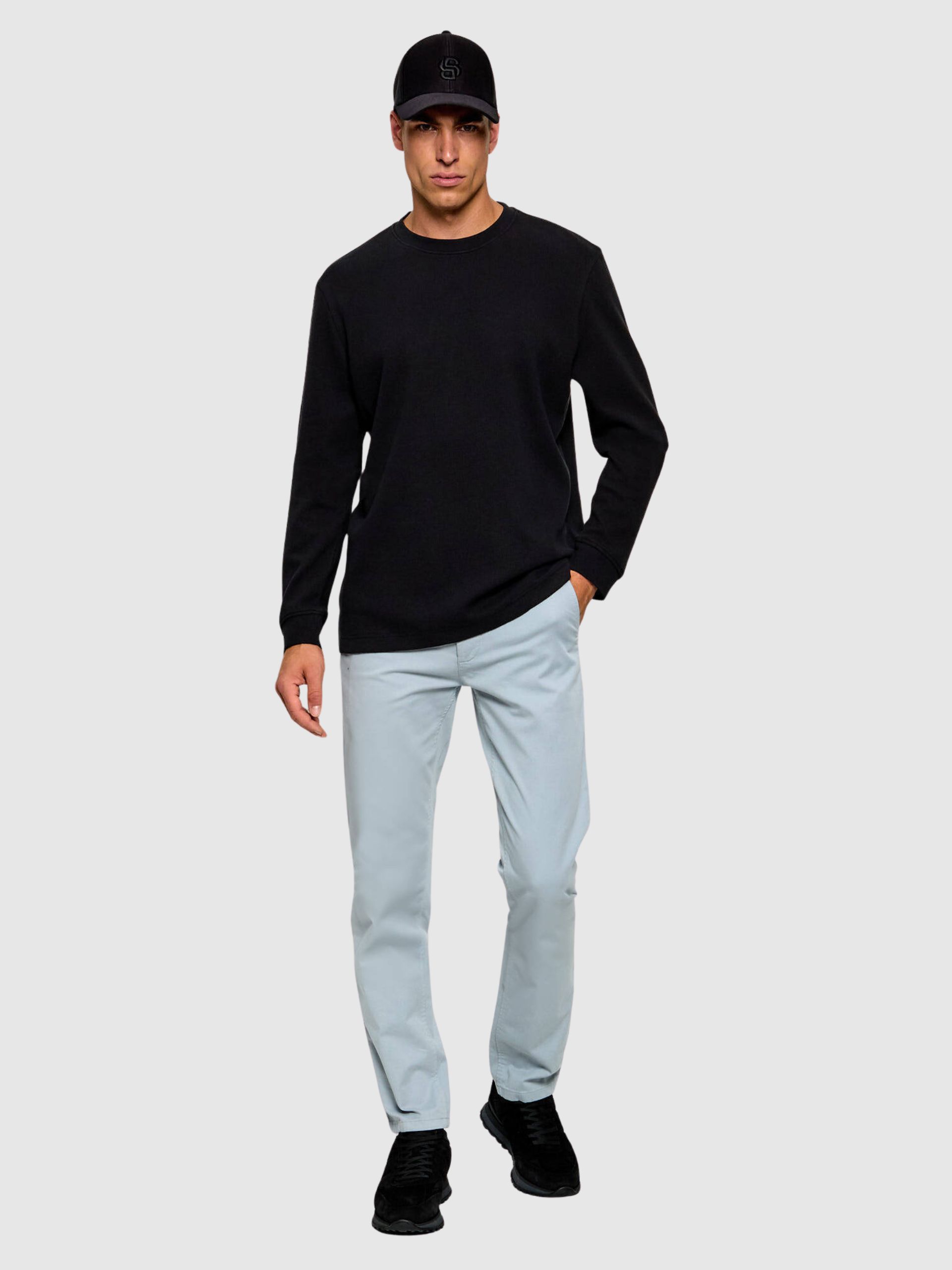 Sueter Hombre Azul Marino Boss