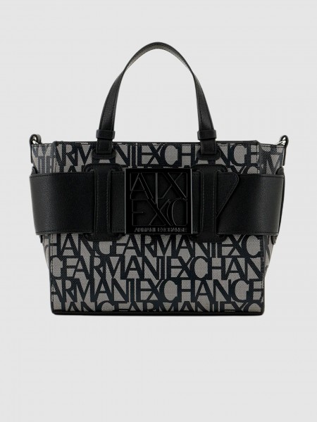 Mala Armani Exchange Mulher Susy Monogram Tote M