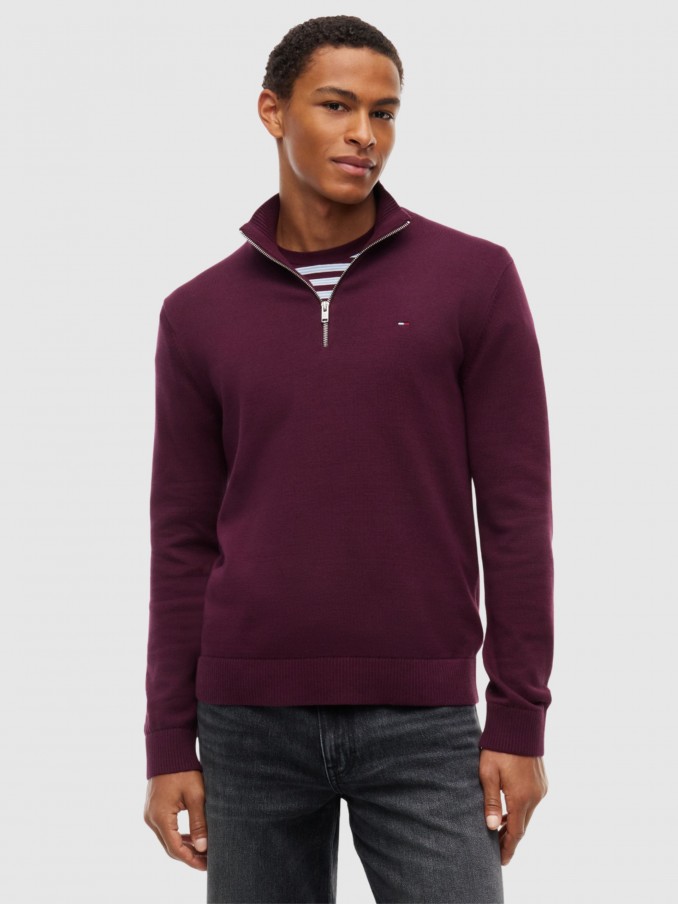 Pullover Man Bordeaux Tommy Hilfiger