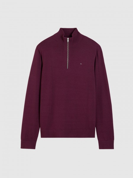 Pullover Man Bordeaux Tommy Hilfiger Pullover Man Bordeaux Tommy Hilfiger