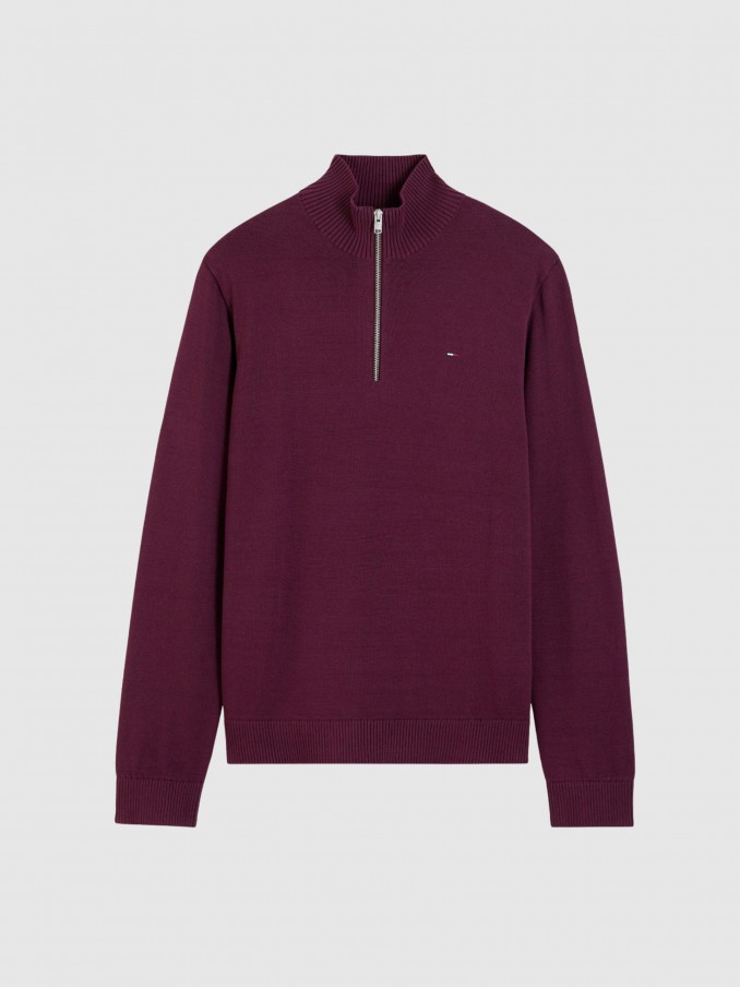 Pullover Man Bordeaux Tommy Hilfiger