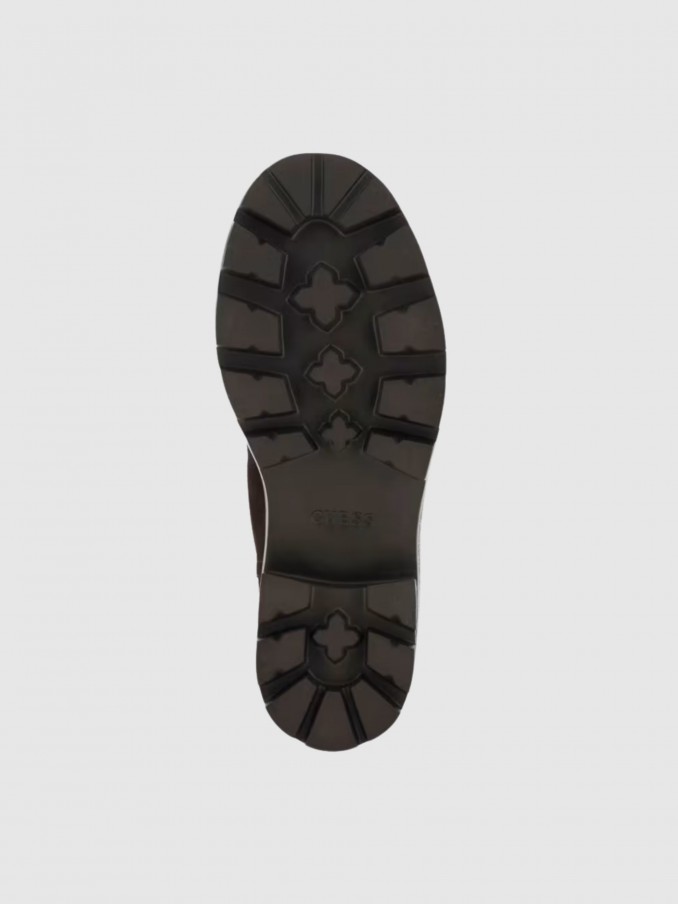 Boots Woman Dark Brown Guess
