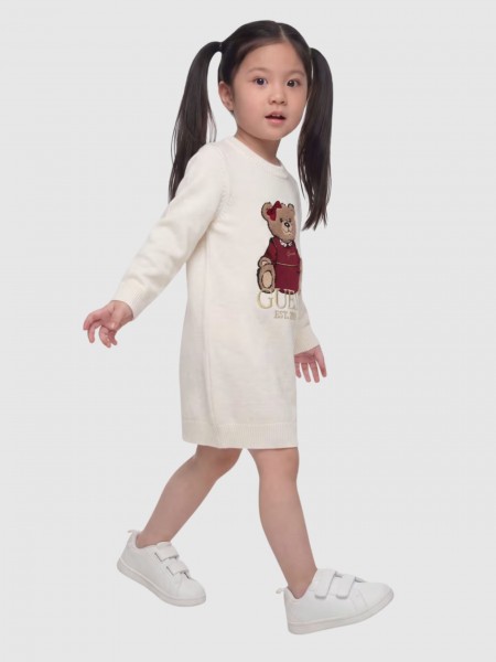 Vestido Guess Menina Ls Sweater Dress