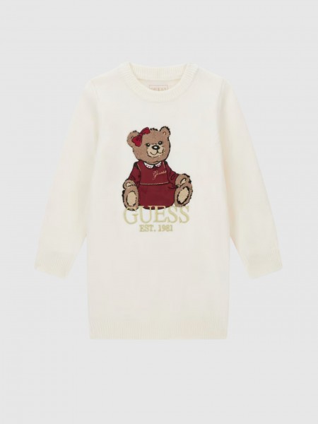 Vestido Guess Menina Ls Sweater Dress