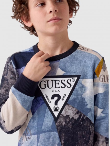 Sweatshirt Guess Menino Ls Active Top