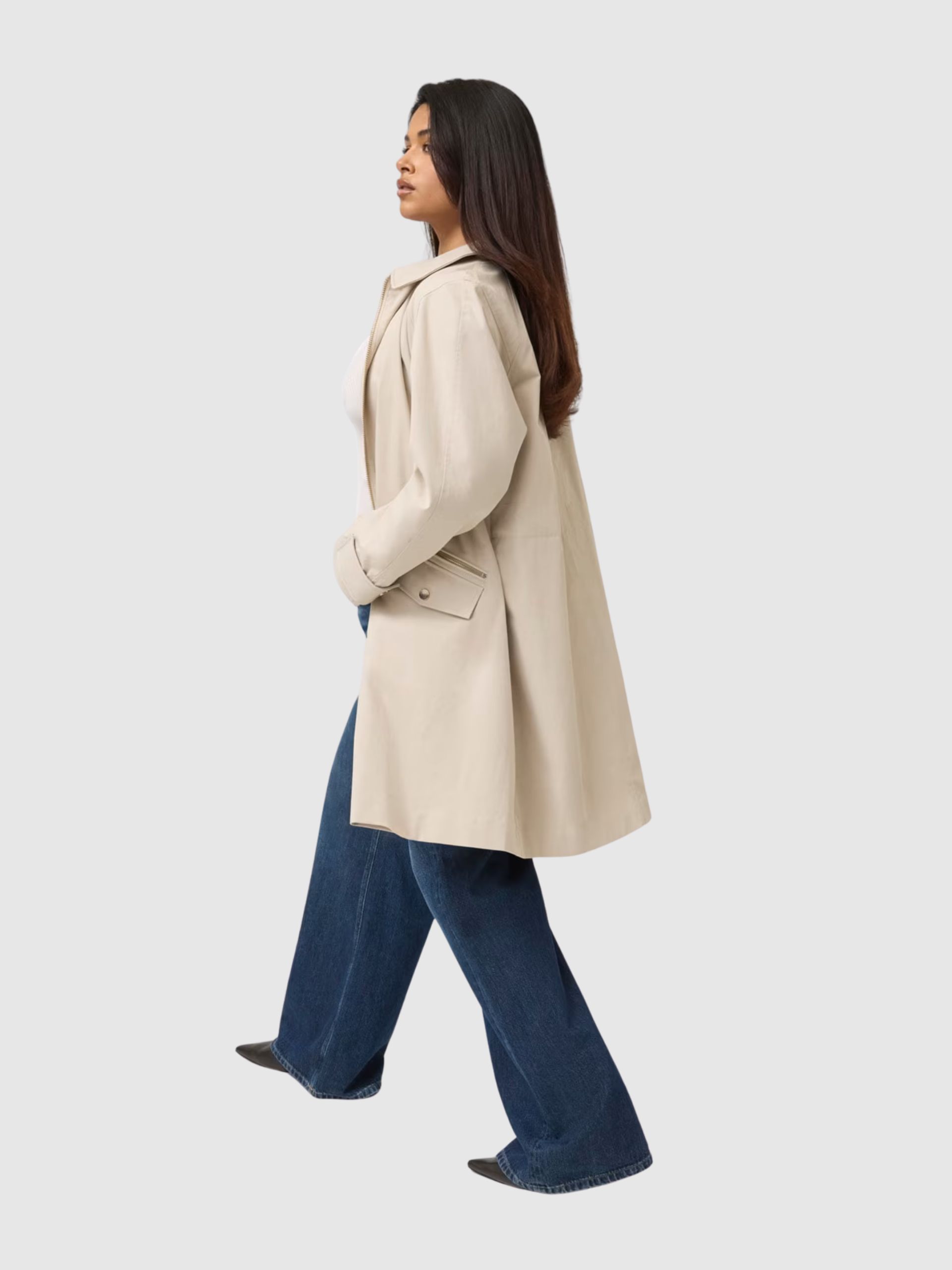 Chaqueta Mujer Beige Guess