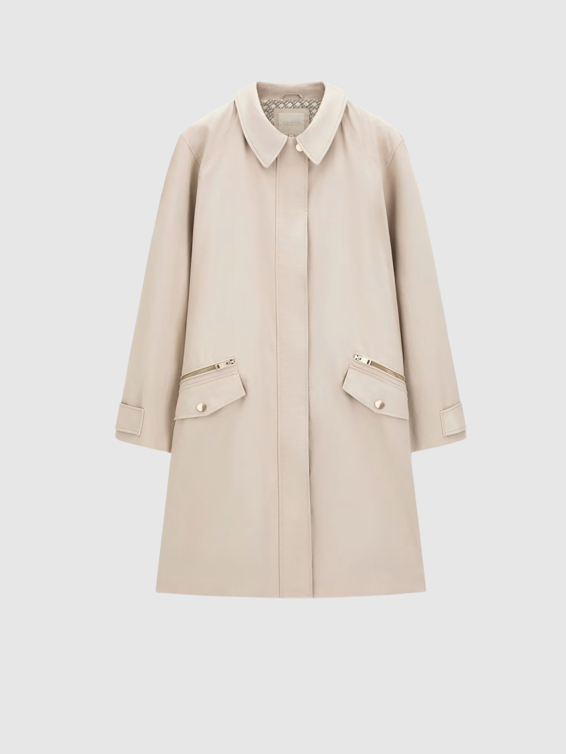 Chaqueta Mujer Beige Guess