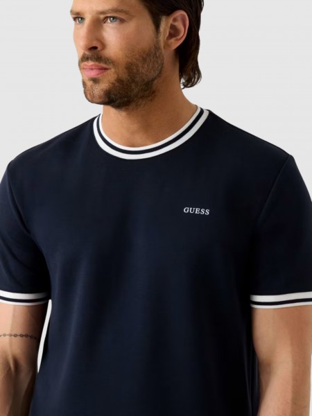 T-Shirt Guess Homem Benton Cn Ss T-Shirt