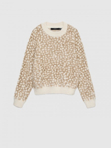 Camisola Vero Moda Mulher Vmjungle Ls O-Neck Pullover Boo