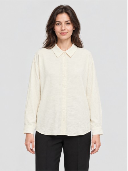 Shirt Woman Cream Vero Moda Shirt Woman Cream Vero Moda
