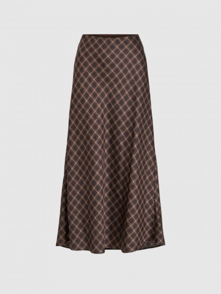 Saia Vila Mulher Viellette Hw Midi Skirt - Noos