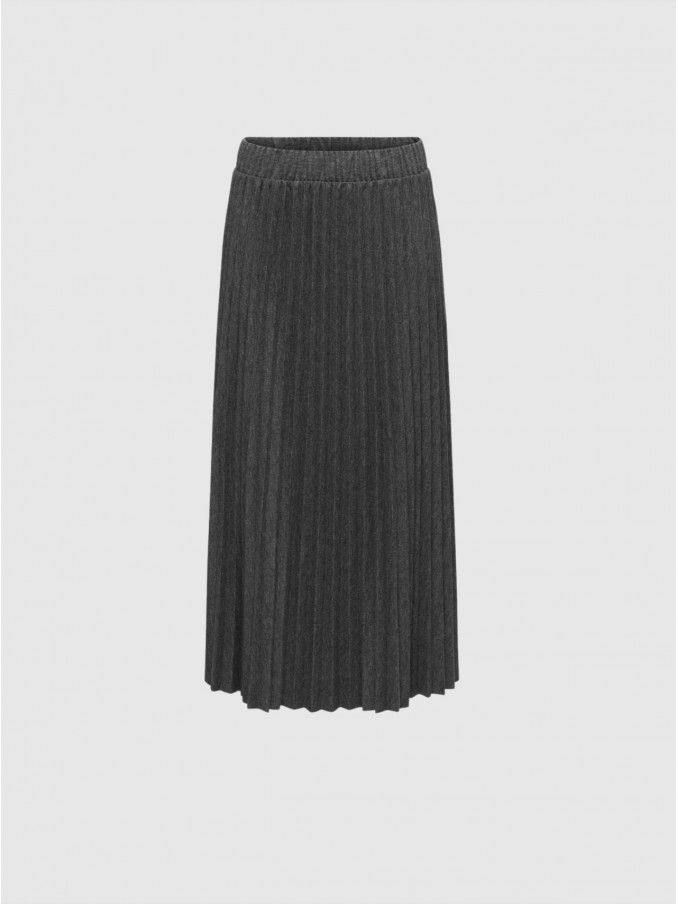 Falda Mujer Gris Oscuro Only