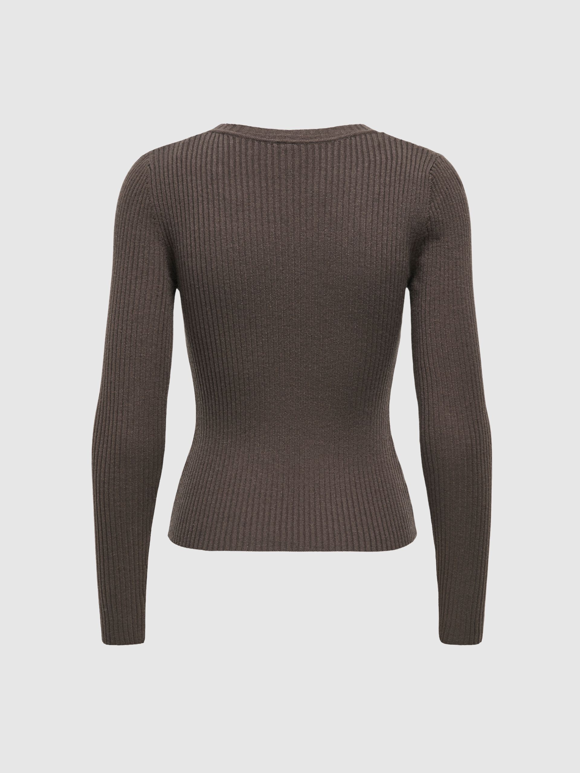 Pullover Woman Dark Brown Only