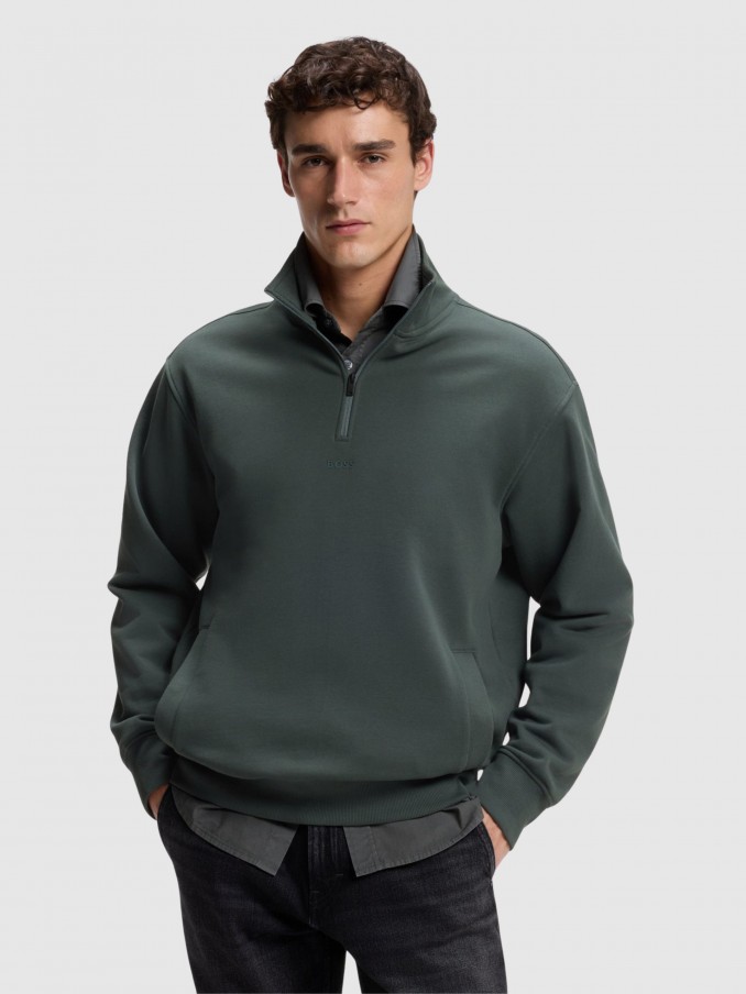 Sueter Hombre Verde Boss
