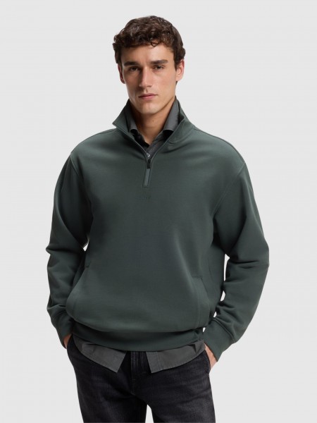 Sueter Hombre Verde Boss