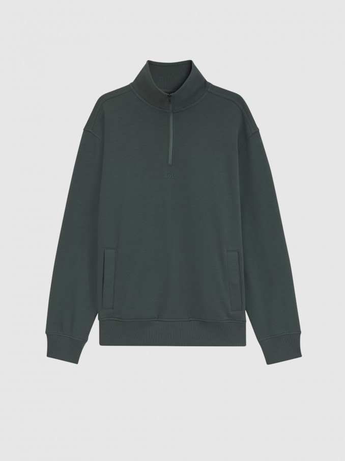 Sueter Hombre Verde Boss
