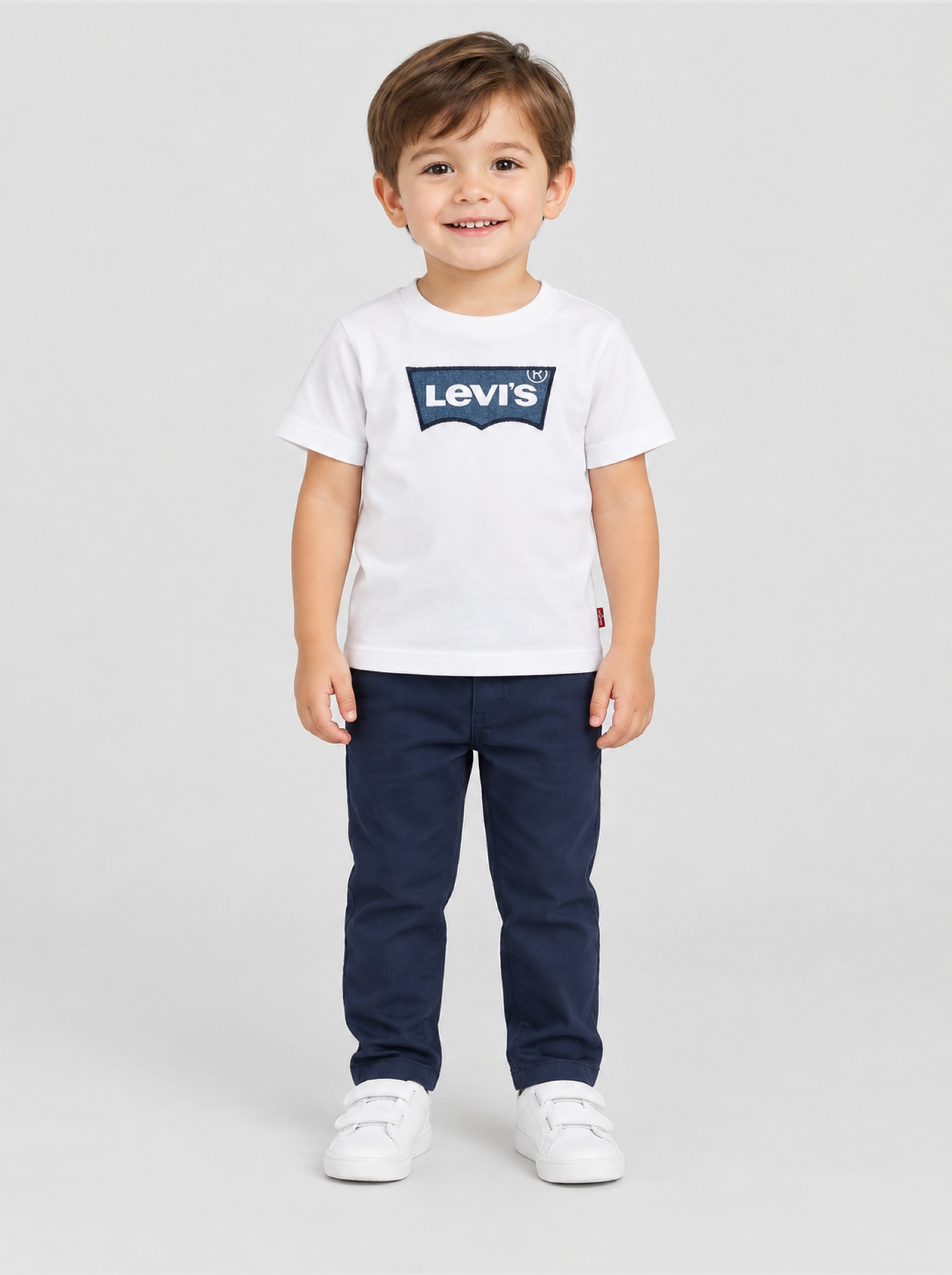 Camiseta Bebe Niño Blanco Levis