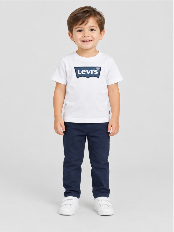 T-Shirt Baby Boy White Levis
