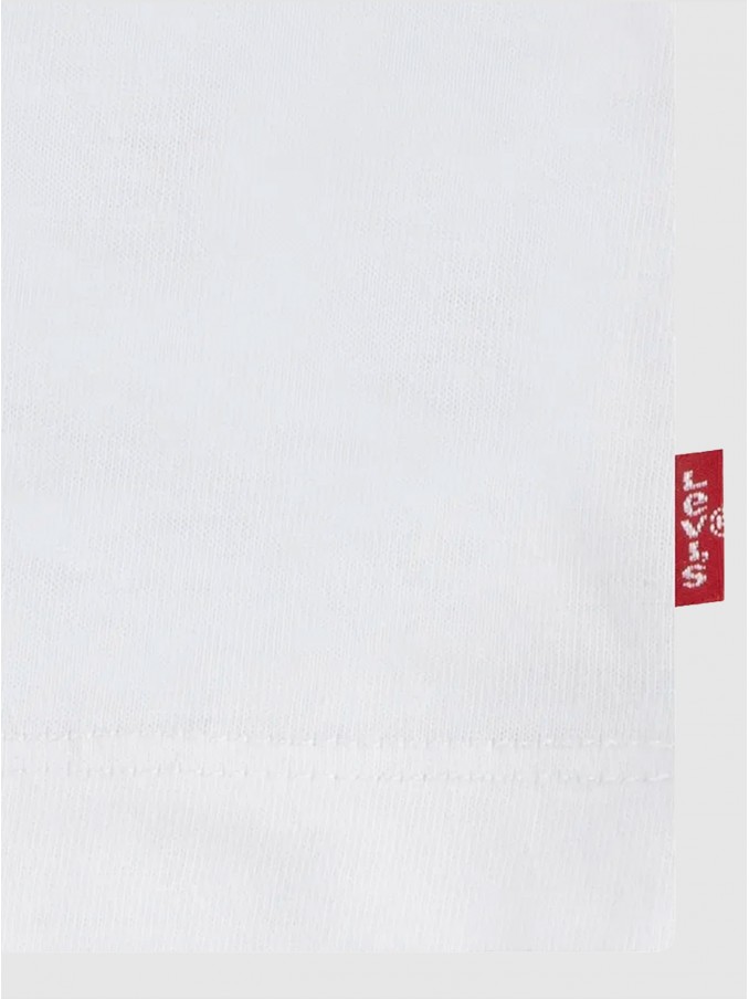 Camiseta Bebe Ni�o Blanco Levis