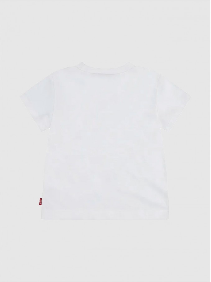 Camiseta Bebe Ni�o Blanco Levis