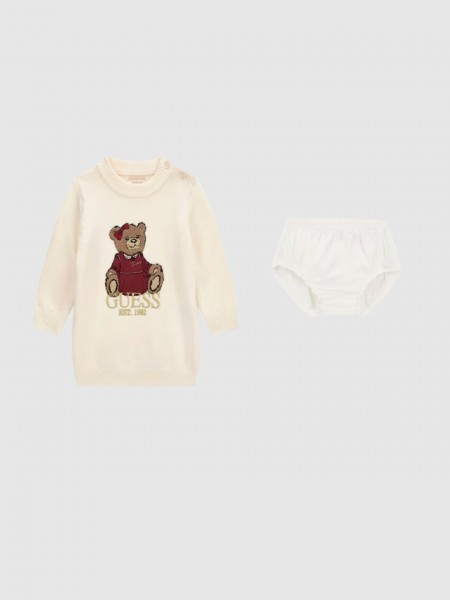 Vestido Guess Menina Ls Sweater Dress + Panty