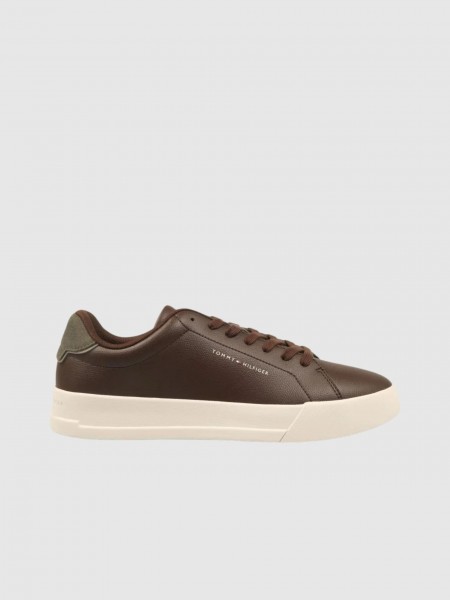 Sapatilha Tommy Hilfiger Homem Th Court Lth Detail Ess