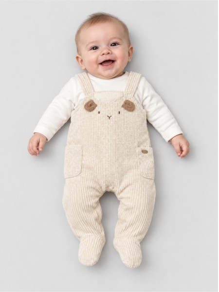 Dungarees Baby Boy Cream Mayoral Dungarees Baby Boy Cream Mayoral