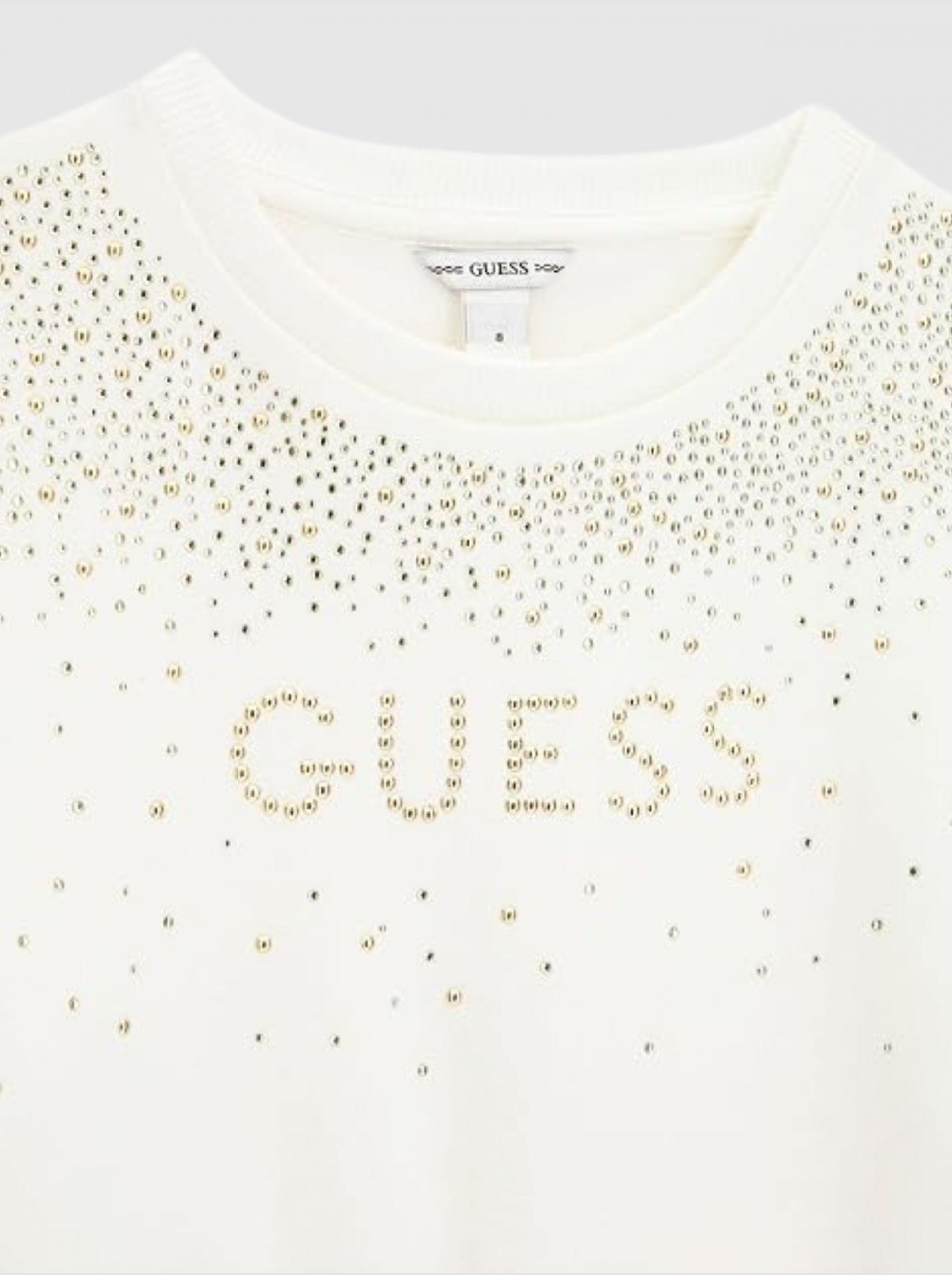 Sweatshirt Girl Cream Guess