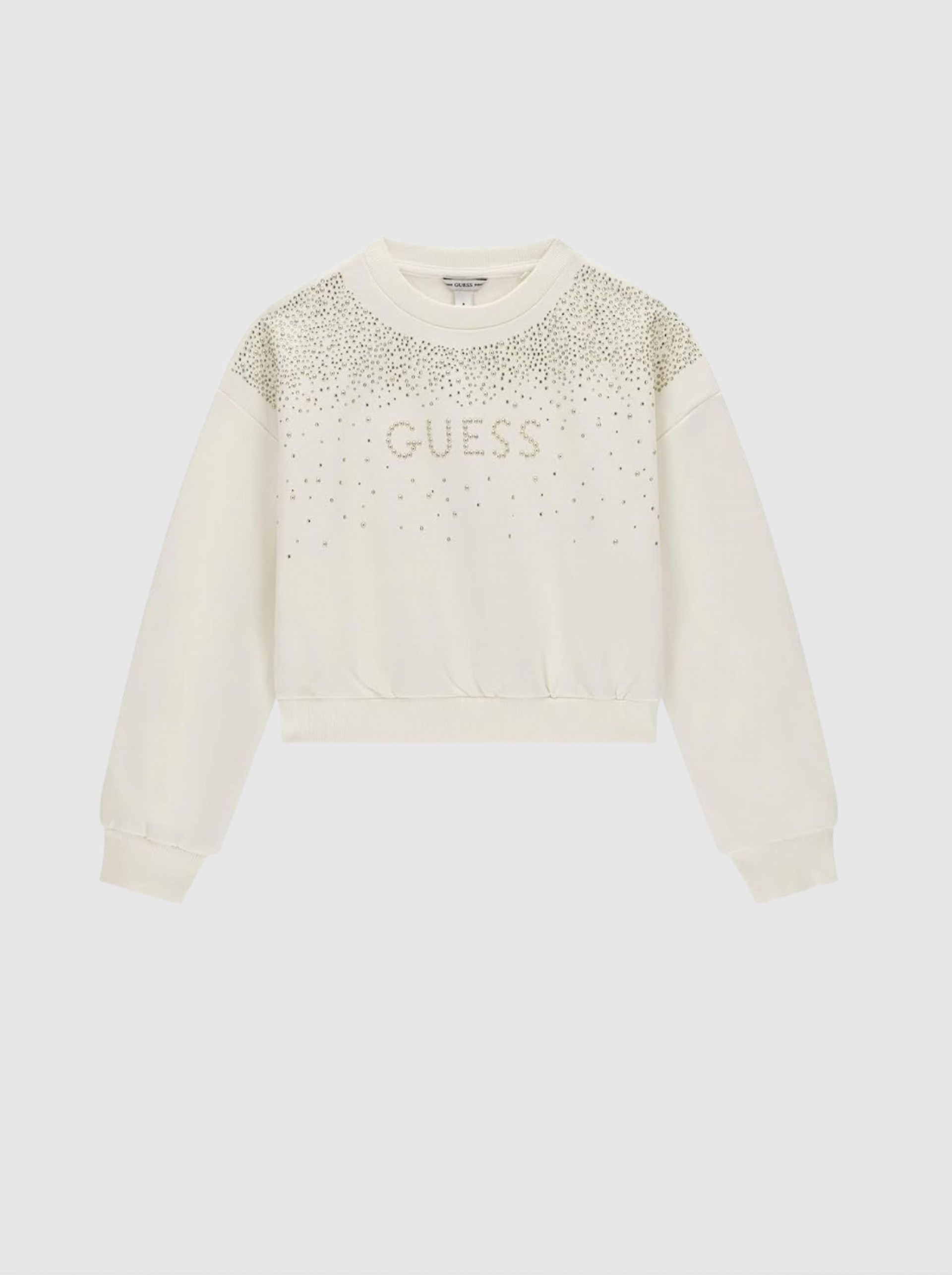 Sweatshirt Girl Cream Guess