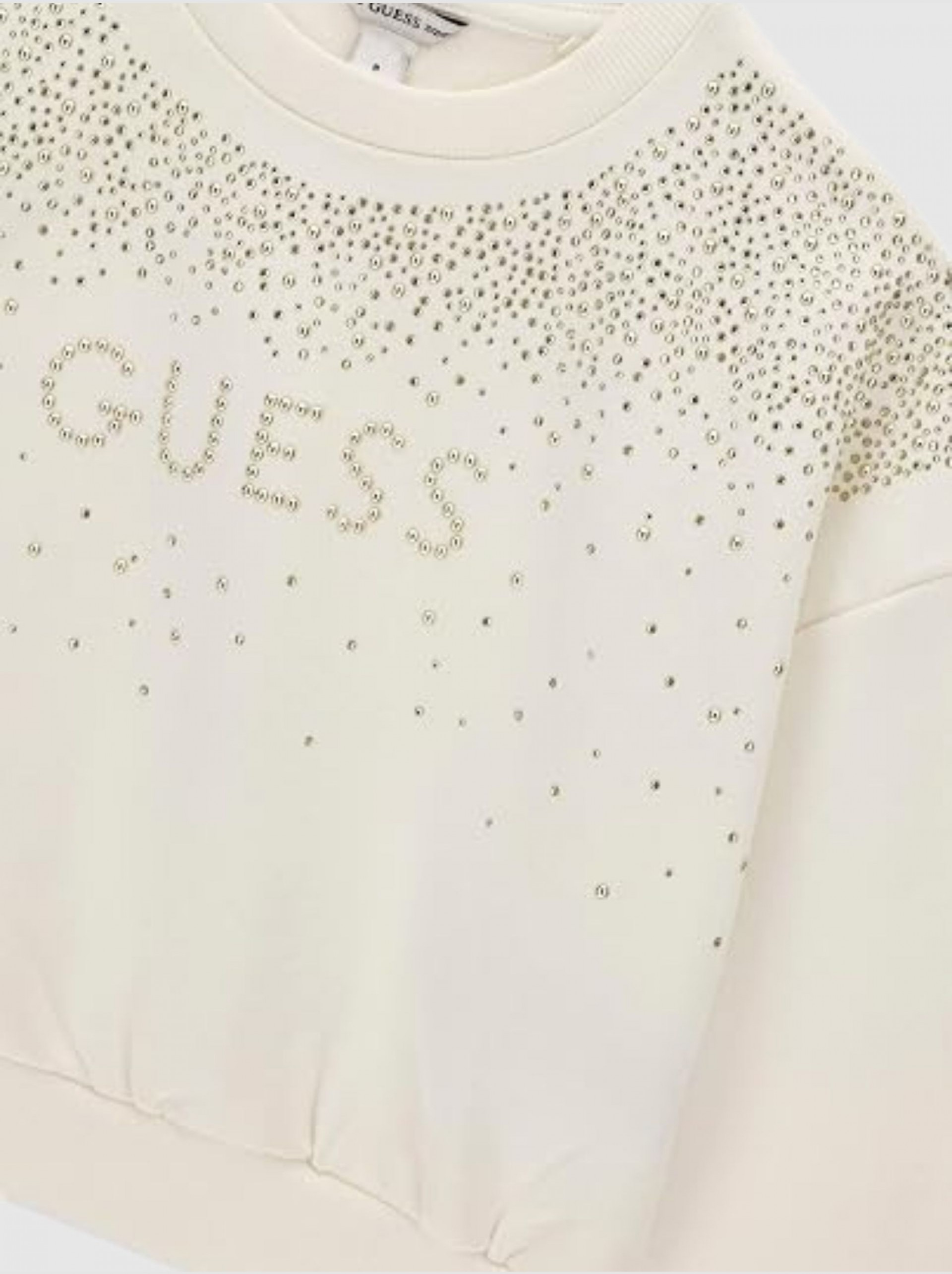 Sweatshirt Girl Cream Guess