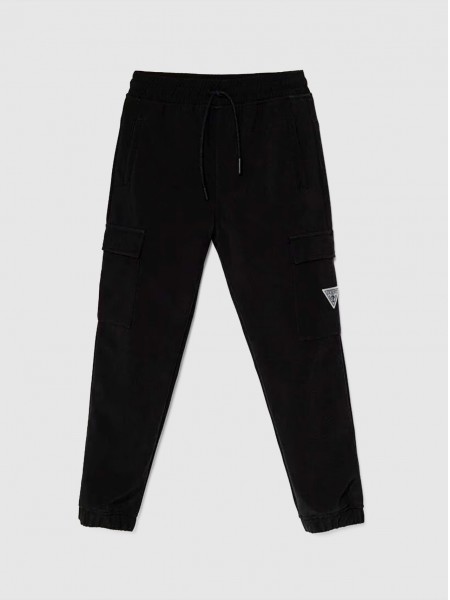 Pantalones Niño Negro Guess Pantalones Niño Negro Guess