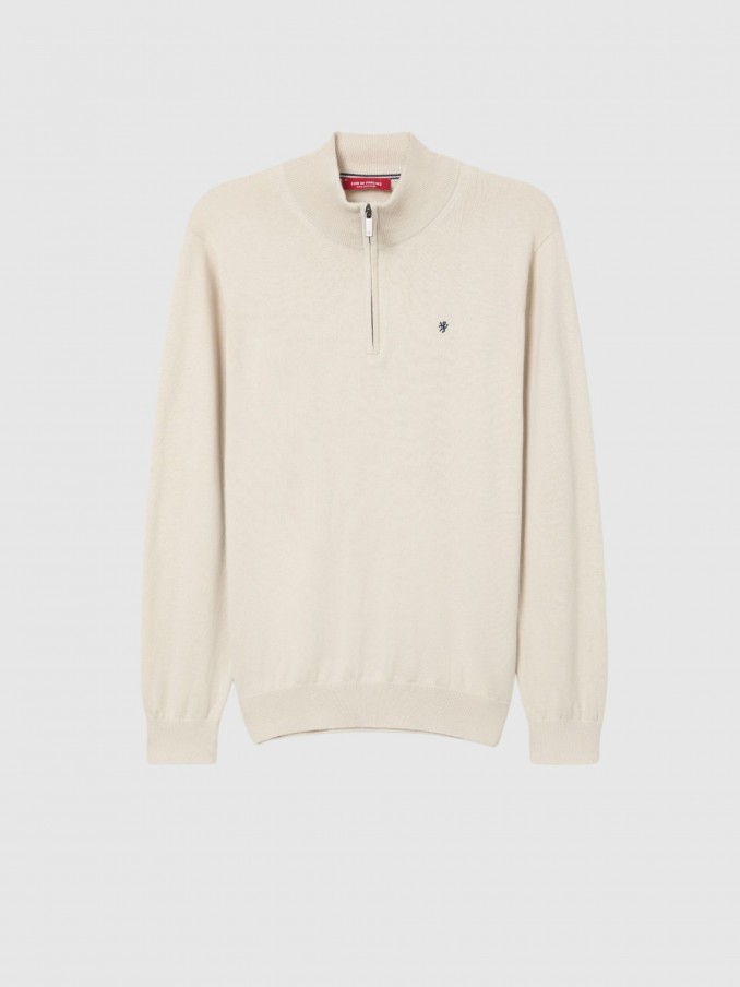 Pullover Man Cream Lion Of Porches