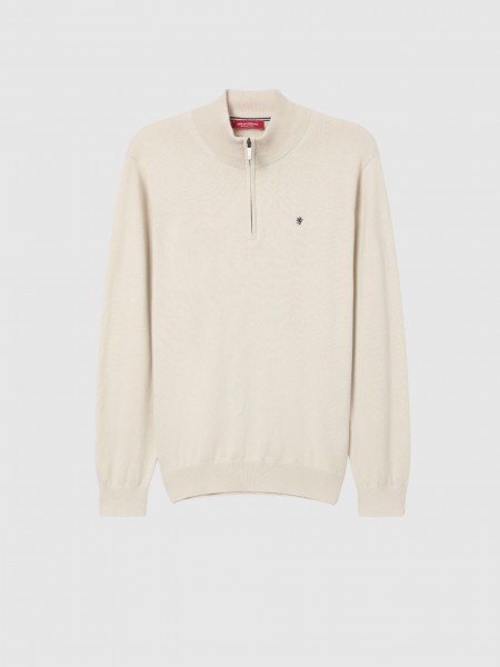 Pullover Man Cream Lion Of Porches