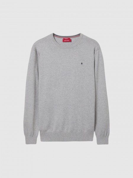 Sueter Hombre Gris Claro Lion Of Porches Sueter Hombre Gris Claro Lion Of Porches