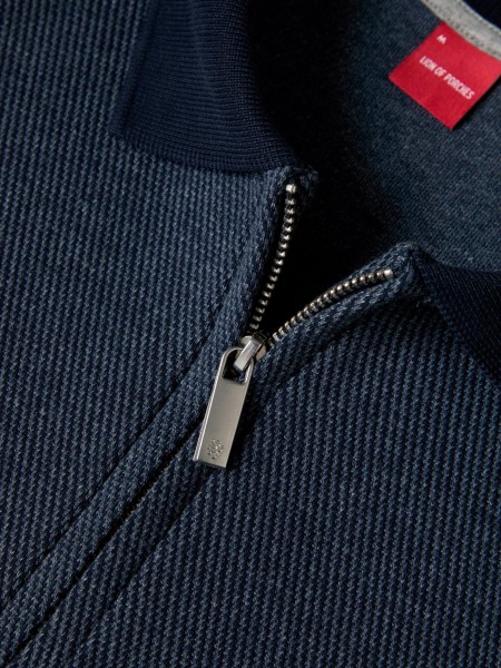 Polo Shirt Man Navy Blue Lion Of Porches