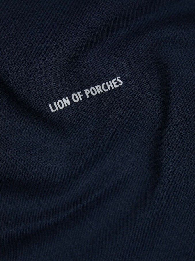 Sweatshirt Hombre Azul Marino Lion Of Porches