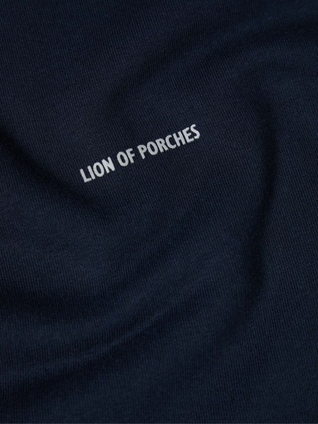 Sweatshirt Man Navy Blue Lion Of Porches