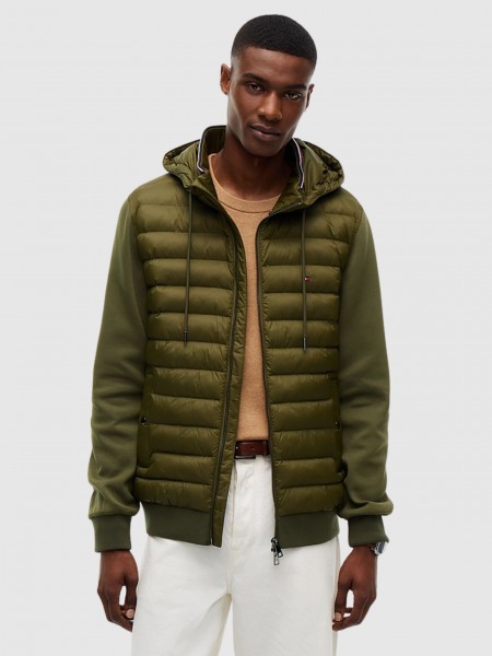 Casaco Tommy Hilfiger Homem Mix Media Rwb Reg Hooded Zt Casaco Tommy Hilfiger Homem Mix Media Rwb Reg Hooded Zt