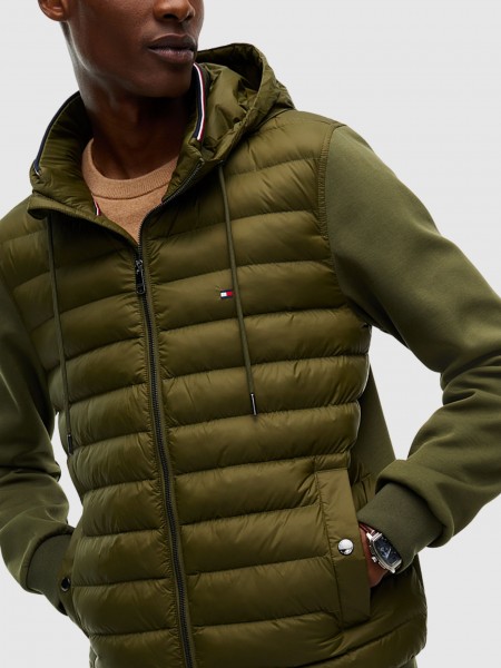 Casaco Tommy Hilfiger Homem Mix Media Rwb Reg Hooded Zt Casaco Tommy Hilfiger Homem Mix Media Rwb Reg Hooded Zt