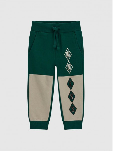 Cal�as Guess Menino Fleece Regular Pants