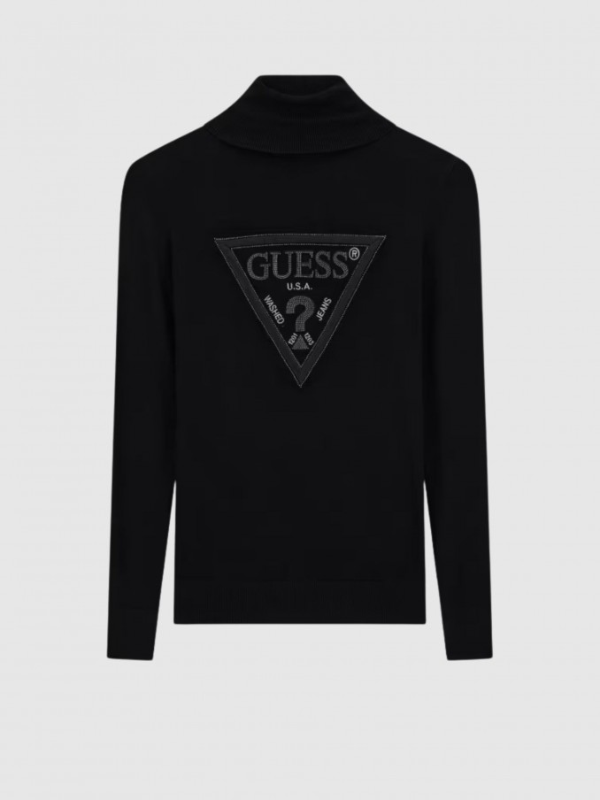 Pullover Woman Black Guess Underwear