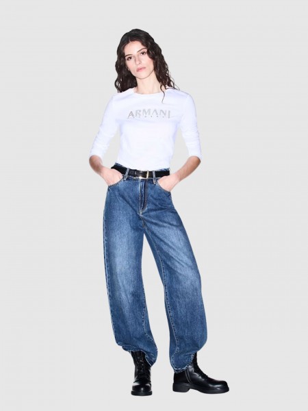 Jeans Armani Exchange Mulher 5 Pockets Pant