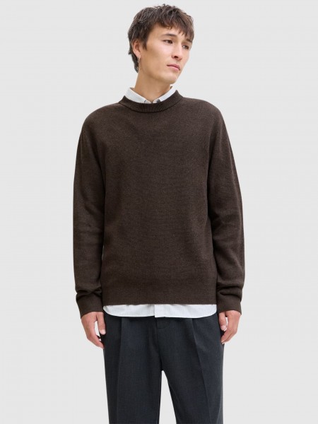 Jumper Man Dark Brown Jack & Jones Jumper Man Dark Brown Jack & Jones