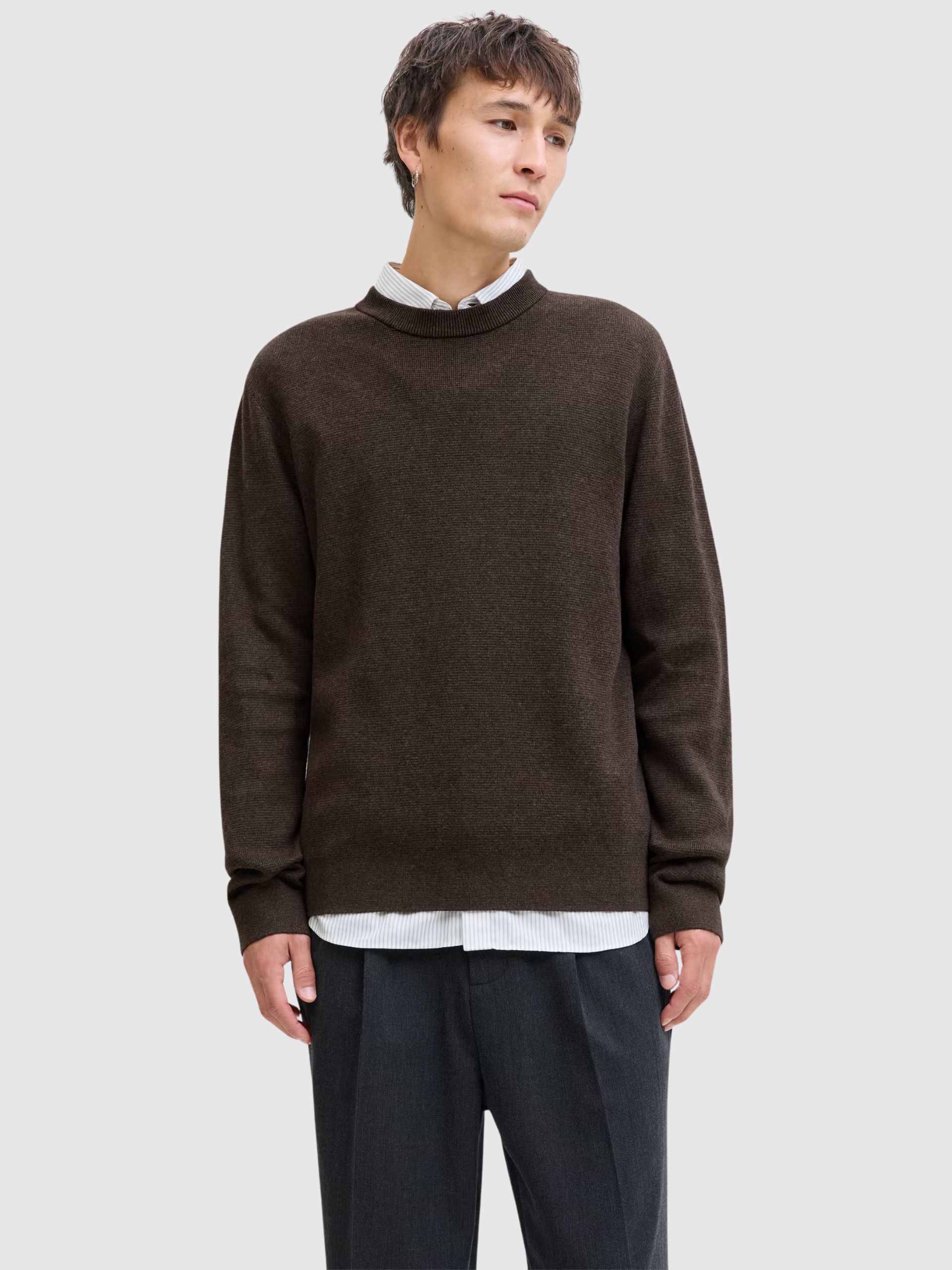 Jersey Hombre Castaño Oscuro Jack & Jones
