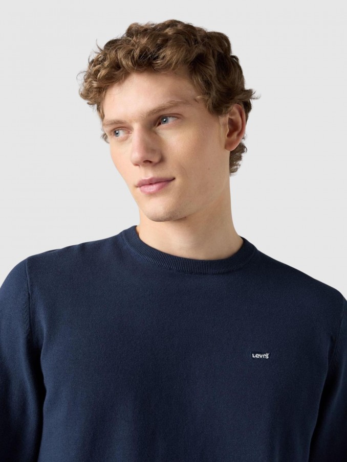 Sueter Hombre Azul Marino Levis