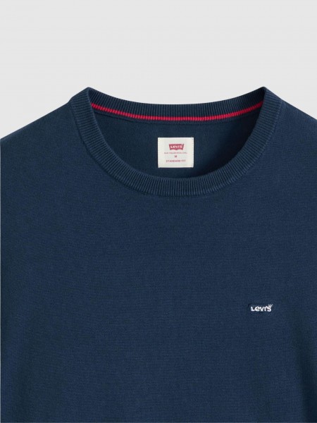 Sueter Hombre Azul Marino Levis